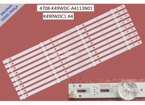 Botech 49BSE7501 - Dijitv 49UKS4491/STR LED Bar, Tv ledleri, K490WDC1 A4